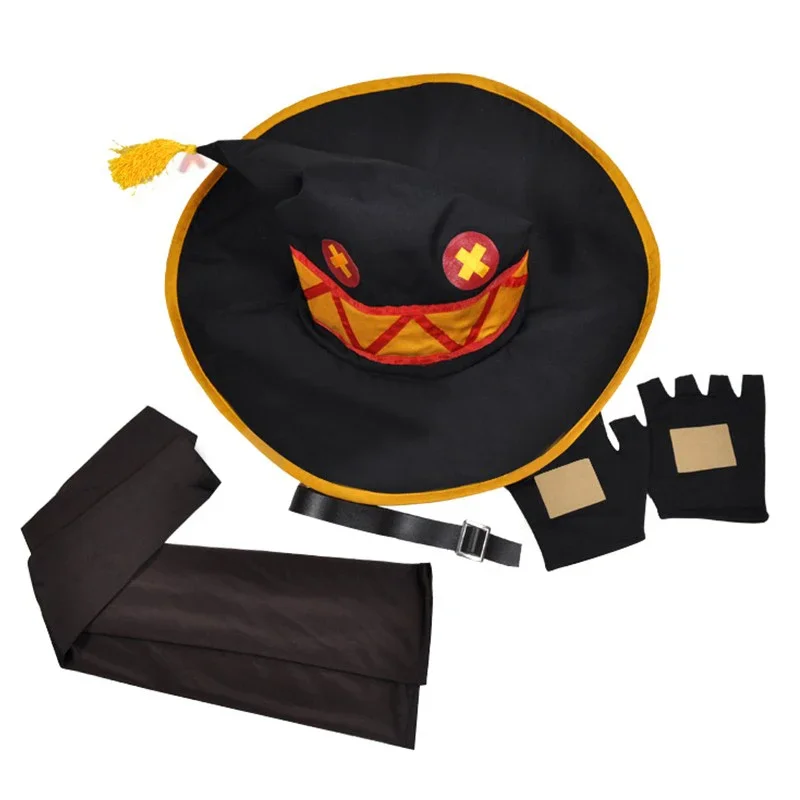 Anime KonoSuba Gods Zegen op Deze Prachtige Wereld Konosuba Megumin Cosplay Kostuum Mantel Jurk Uniform Outfit Halloween