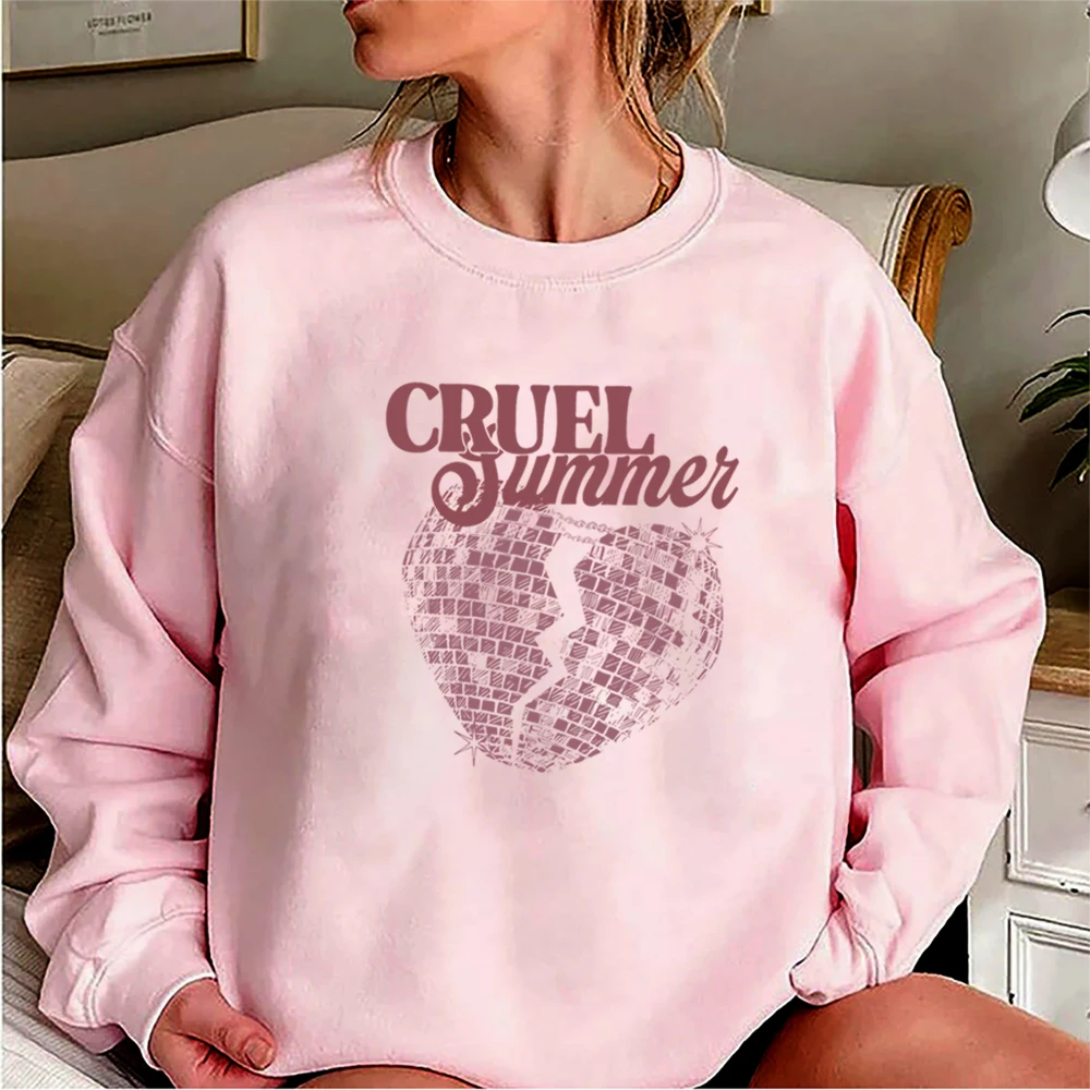 Vintage Cruel Summer Sweatshirt Eras Tour Mindnights Hoodie Lover Inspired Anti Hero Sweater Unisex Music Crewneck Sweatshirts