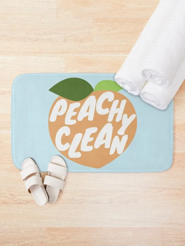 peachy clean peach Bath Mat Floor Toilet Entrance Door Anti-Slip Shower Bathroom Floors Mat