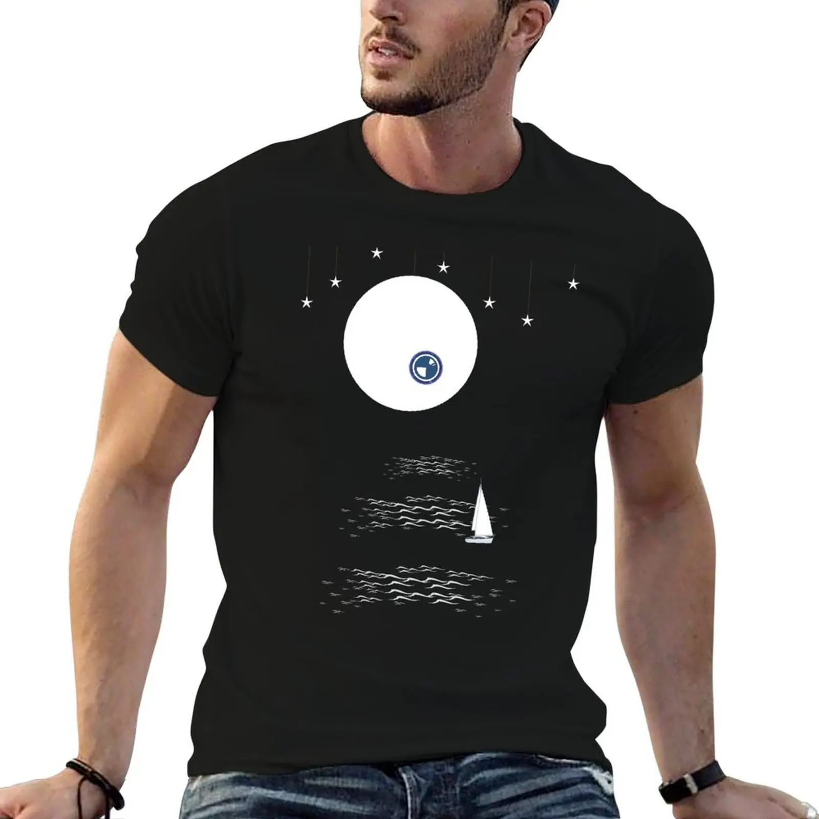 

Truman Sets Sail - The Truman Show T-Shirt funny t shirts cotton cotton tshirt 100% T-Shirt