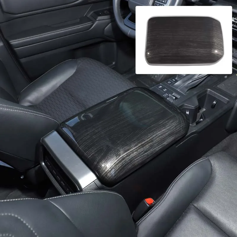 For Toyota Land Cruiser 250 Prado LC250 2024 2025 ABS Carbon fiber Center Console Armrest Box Cover Pad Anti-Scratch Accessories 4