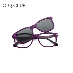 O-Q CLUB Kids Blue Light Glasses Women Magnetic Clip-on Women's Sunglasses Eyeglass Frames for Glases Eyepieces Glass Eyewear