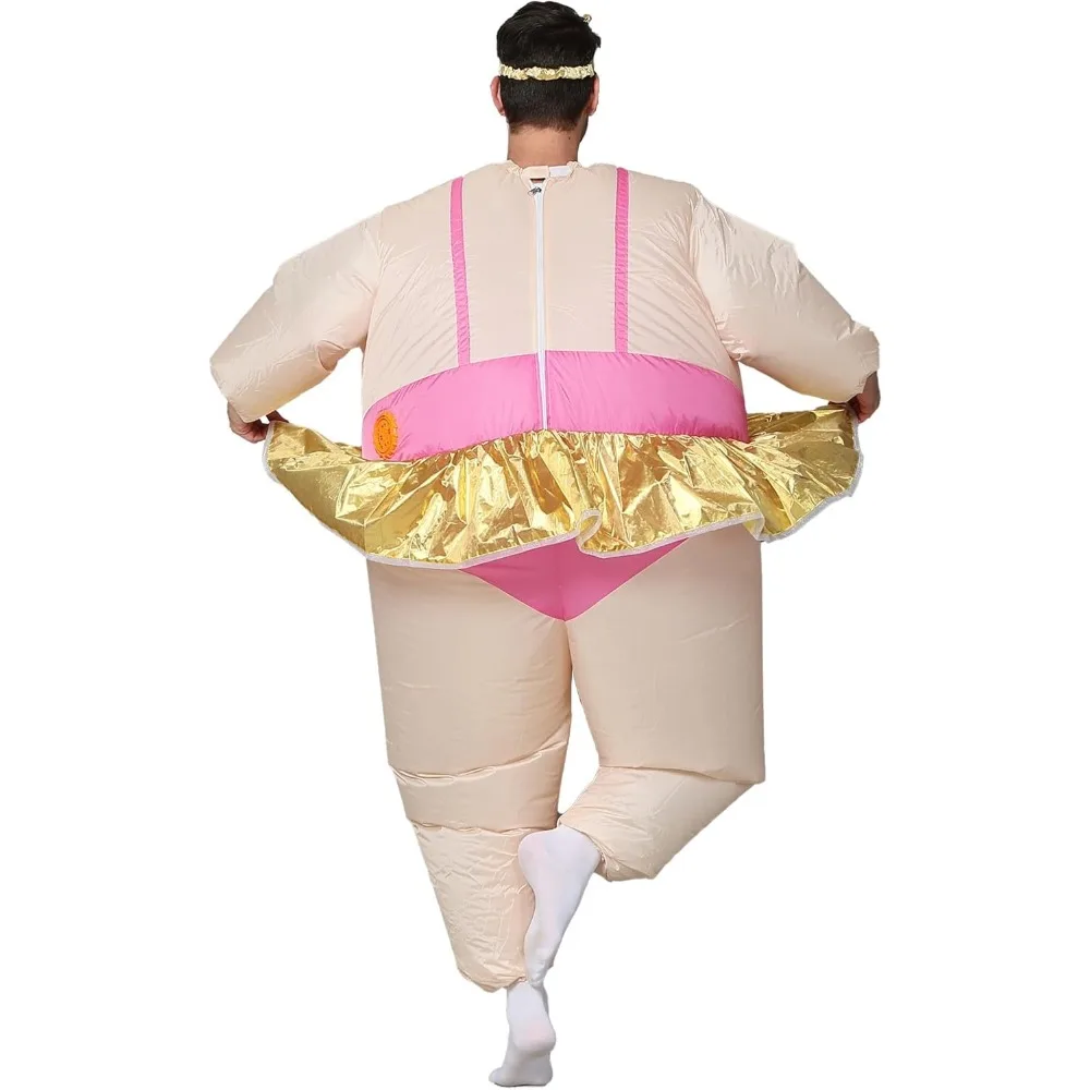 Déguisement Gonflable Ballerine Rigolote Adulte – photo 2
