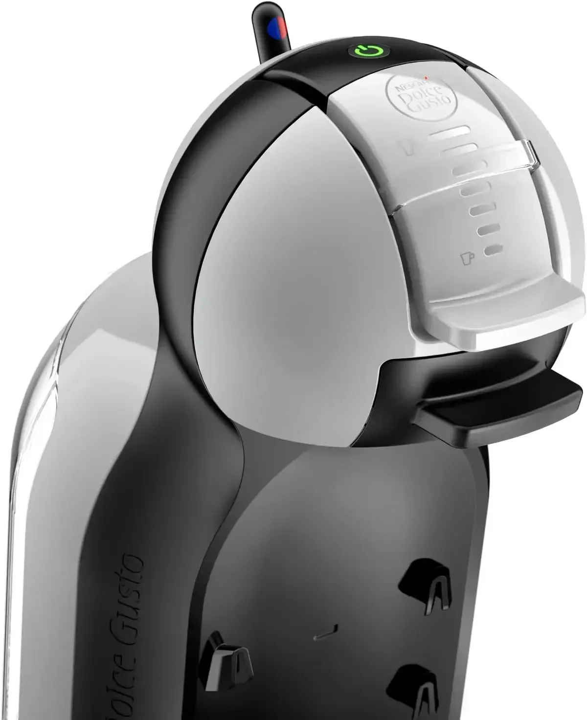 NESCAFÉ DOLCE GUSTO MINI ME من KRUPS باللون الرمادي القطبي الشمالي/ schwarz Automatche Kaffeekapselmaschine
