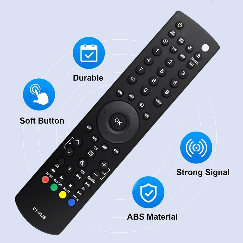 1 PCS Replace CT-8023 TV Remote Control Black Without Battery For Toshiba TV 26DL833R 26DL834R 26KL933R 26KL934R 32DL833R