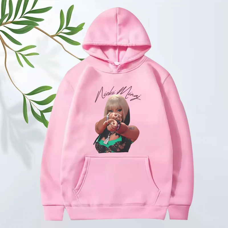 Nicki Minaj classic graphics oversized hoodie 2025 men women funny vintage cool Long sleeve Sweatshirt with print hoodie unisex
