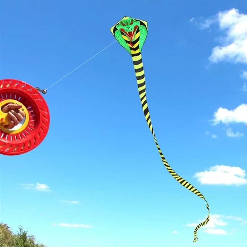 Grote slangenvlieger cerf volant enfants parachute kinderen buitenspeelgoed windvliegers Power vlieger buitenspellen Vliegeren vlindervlieger
