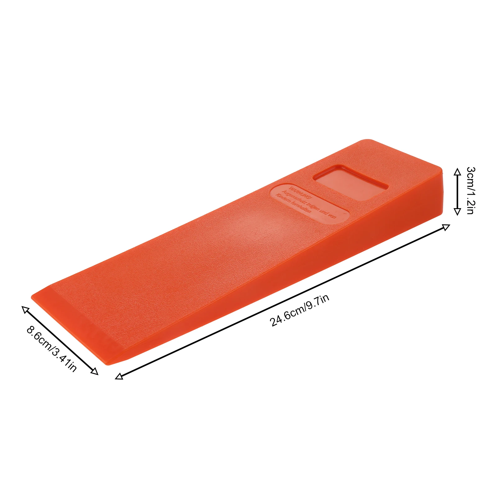 1PC 5/8/10 zoll Orange Kunststoff Fällen Keil Felled Chock Baum Schneiden Spiked Wedge Holzfällerei Werkzeug für Sicherheit Kettensäge Keil
