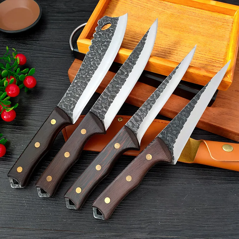 

Stainless Steel Boning Knife Kitchen Knife Chef Knives Fish Fillet Knife Meat Cleaver Butcher Cutter Tool