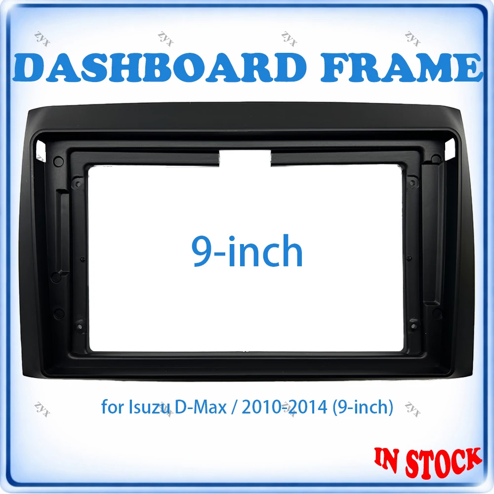 Car Radio Fascia Frame For Isuzu D-MAX 2010-2014 9 inch With Canbus Decoder & Wiring Harness Car Accessories Plug & Play