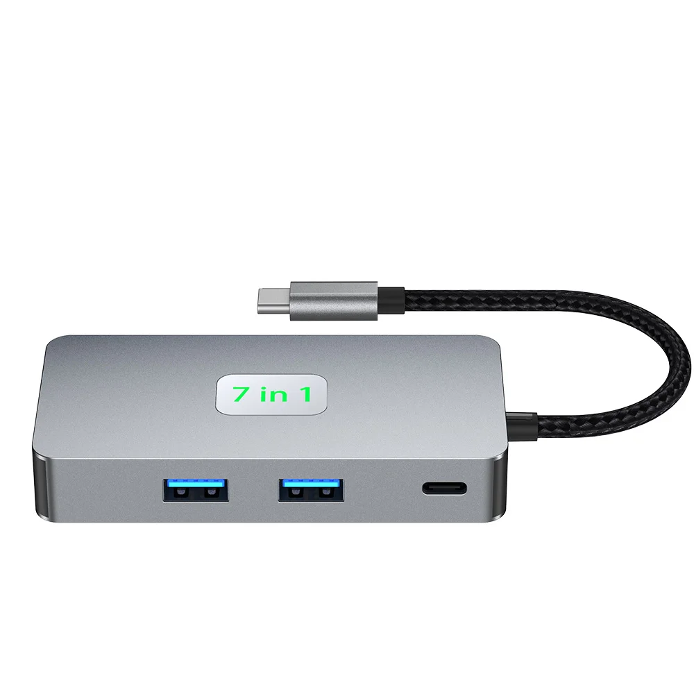 Imagem -03 - Usb Tipo-c para 4k Hdmi-adapter Hub Docking Station Rj45 Gigabit 2.5g Lan Ethernet Splitter sd Leitor de Cartão tf Pdw100w Hub Usb 3.2