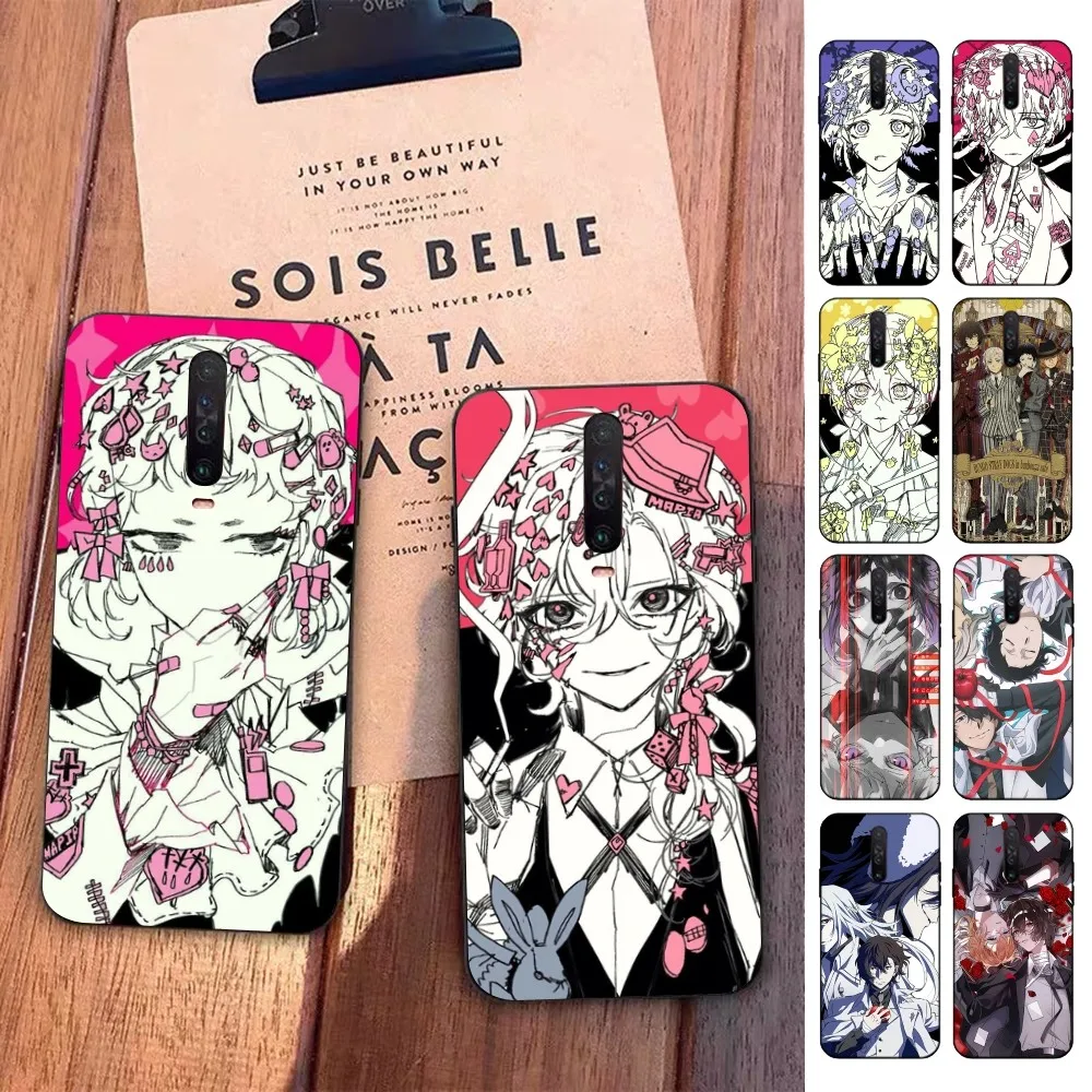 

Anime Bungo Stray Dogs Phone Case For Redmi 5 6 7 8 9 10 plus pro 6 7 8 9 A GO K20 K30 K40 pro plus F3 Fundas