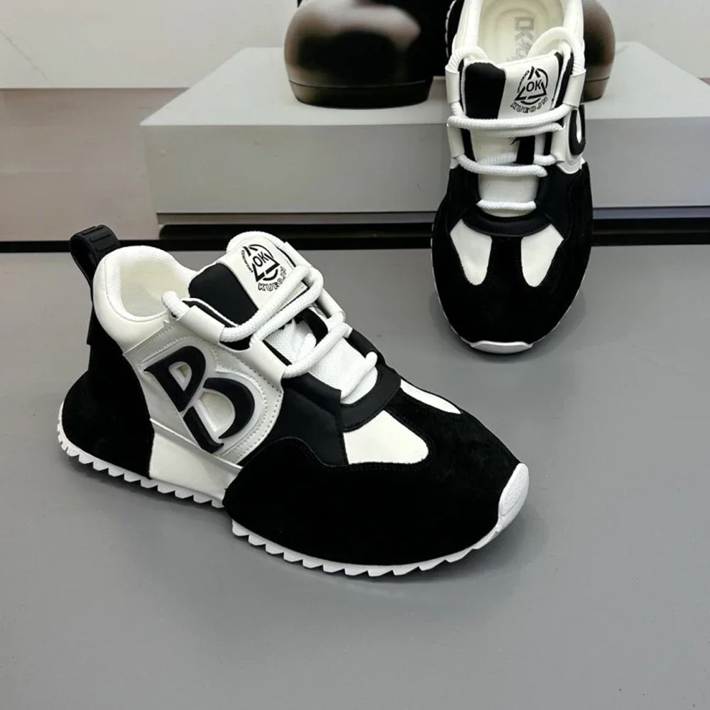 Man High-top Comfortable Winter Lace-up Casual Walking Shoes Outdoor Sports Fashion Luxury Design Walking Men Sneakers