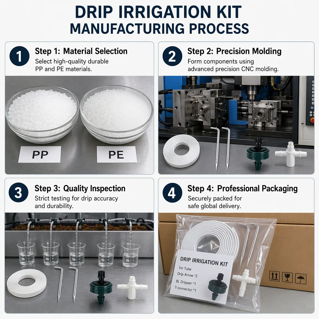 Specialized Drip Arrow Set Drip Irrigation System for Seedling Cultivation with Automatic Drip Watering