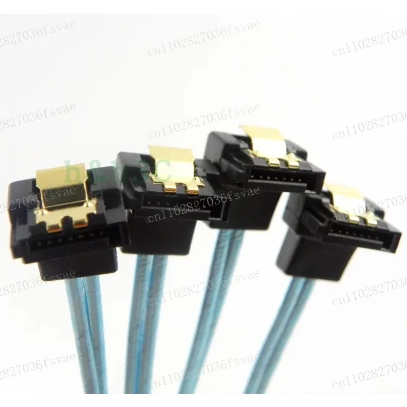 

SATA3 Straight Bend Data Cable 4/6/8 Packs 0.5m 0.7m 1m 6Gbps High-speed SSD Solid State Drive Data Cable