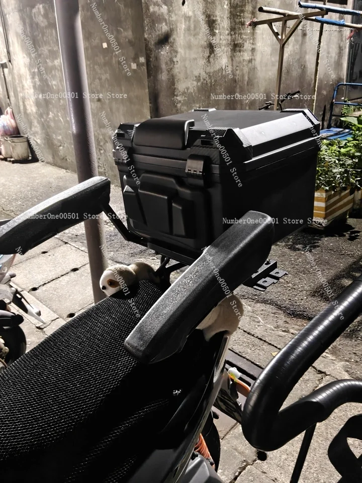 Motorcycle Rear Seat Safety Armrest Foldable for Kids Tension Electric Scooter Rear Armrest Modification Accessories