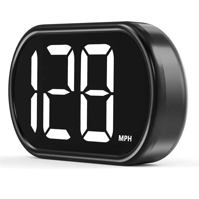 

Simple Car HUD Head Up Display,X2 GPS Speedometer, Digital Speedometer MPH With LED Large Font, Plug & Play, For All Cars