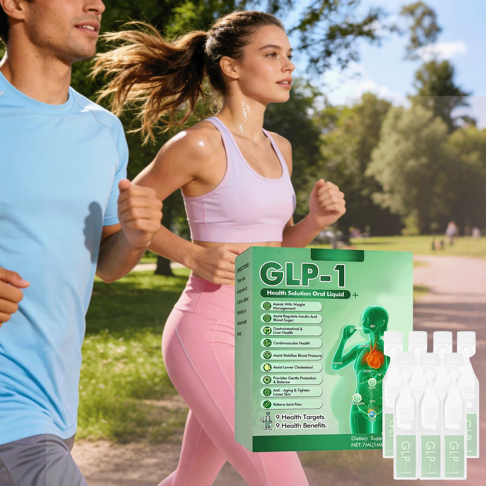 Body Nutrient Drops Help Promote Metabolism Accelerate Body Microcirculation Improve Digestion Assist Shaping Glp 1 Oral Liquid