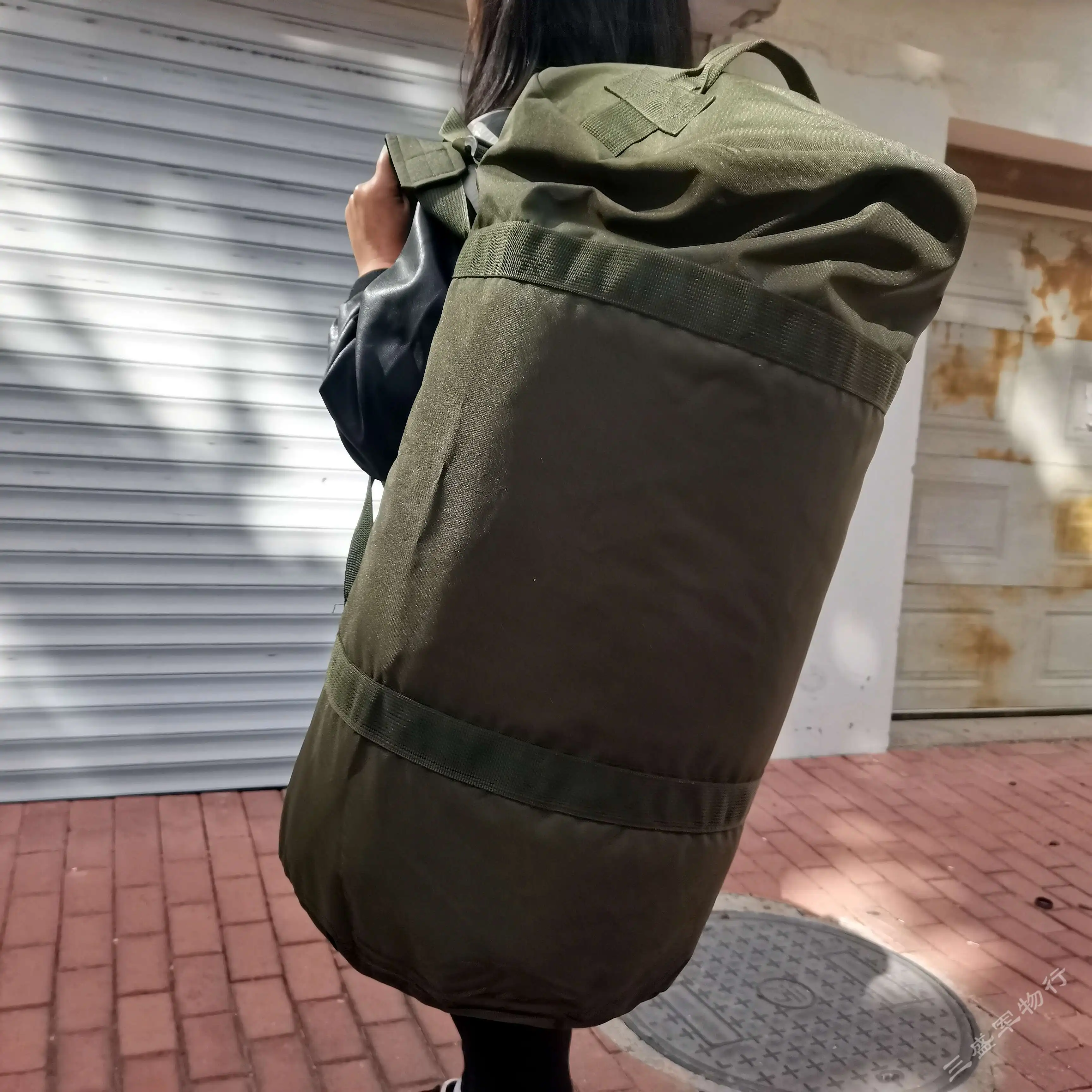 

Russian original camp duffel bag, outdoor backpack 100L BTK production increases bilateral expansion