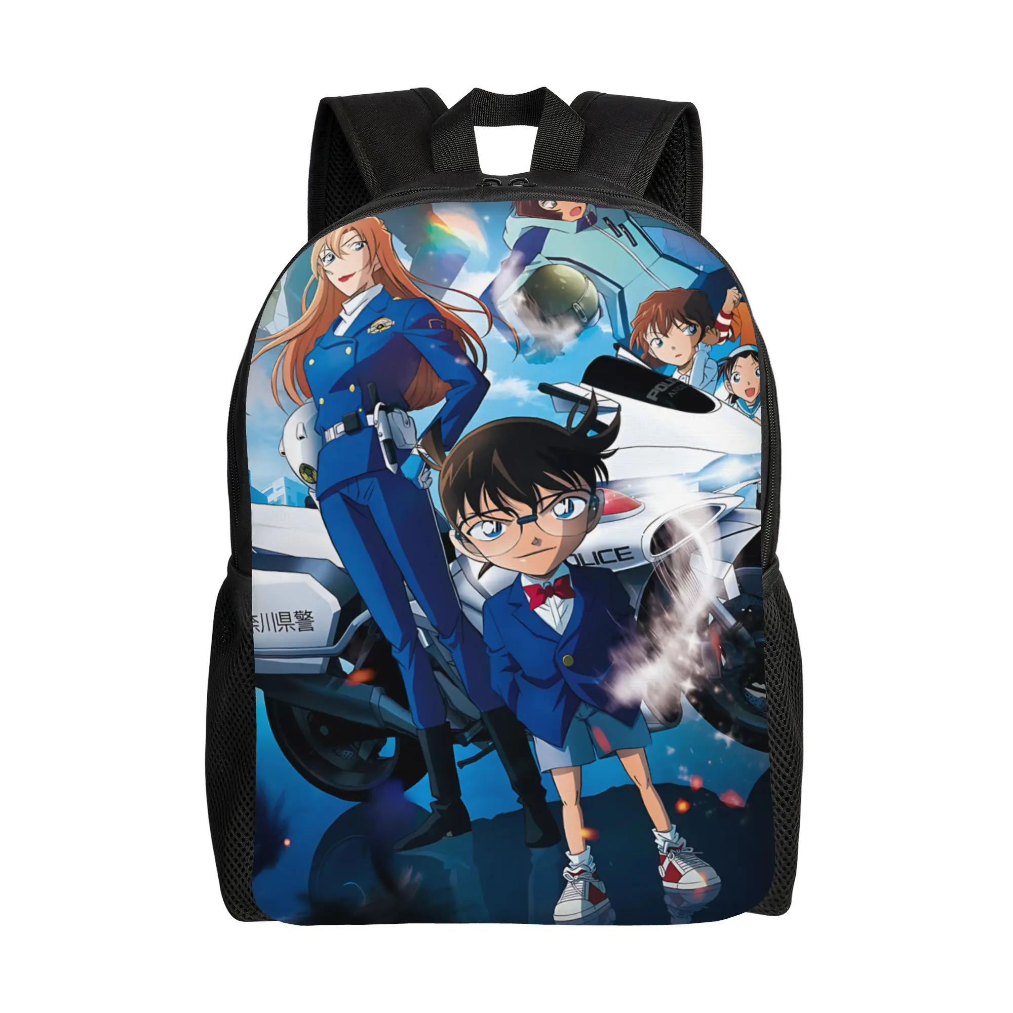 

1Piece BlueJacket New School Year Knapsack Detective Conan For Women Backpack
