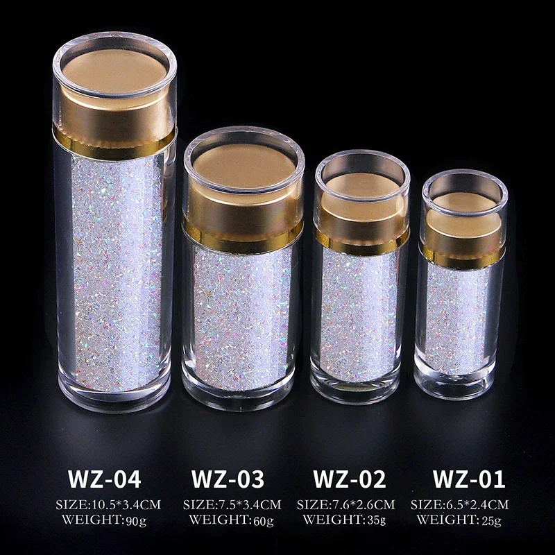 3D Nail Art Crystals for Design Glitter DIY Glass Microbeads Mixed Drill Tip Bottoming Microdrill Nail Ornaments Glass Beads