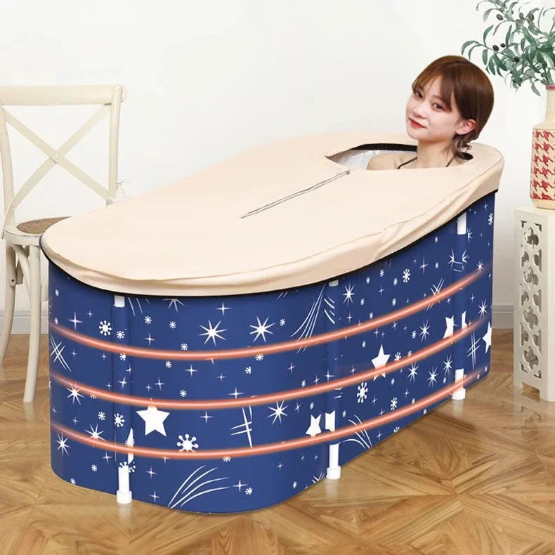 

Plastique Portable Bathtub Foldable Adult Luxury Modern Bathtub Indoor Big Bedroom Baignoire Pliante Interior Decoration