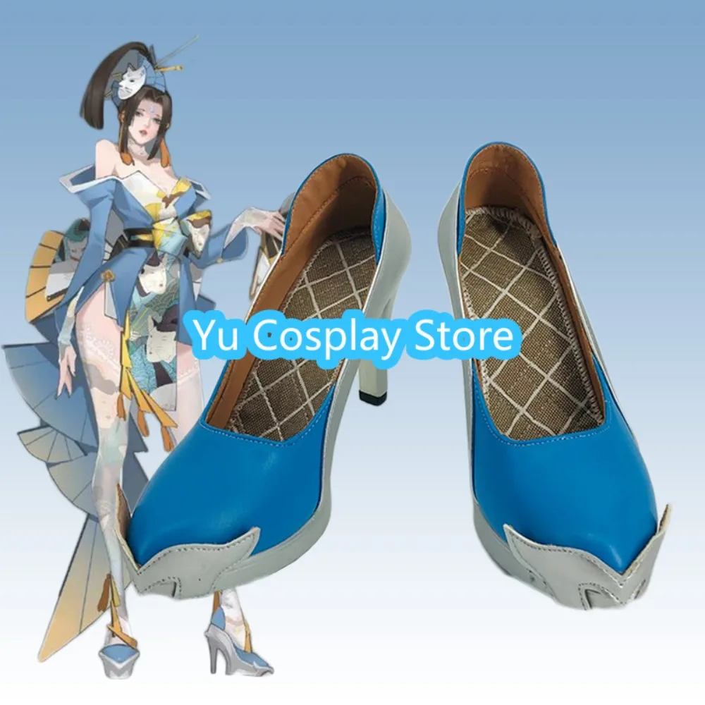 

Yu Косплей Магазин Honor Of Kings Mai Shiranui Обувь для косплея Аниме Обувь для косплея Сапоги Костюмы на Хэллоуин Реквизит