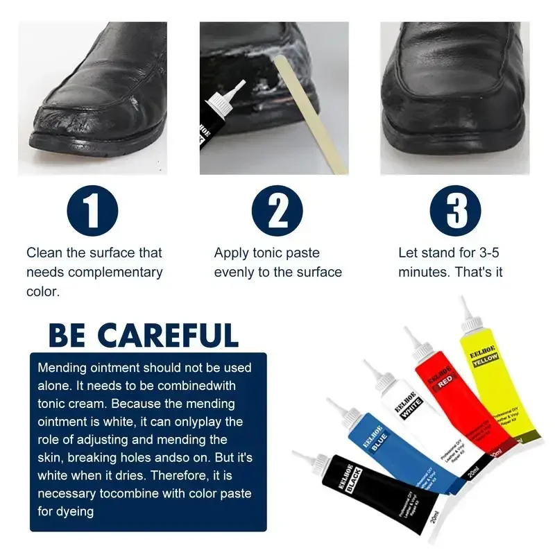 PU Leather Repair Cream for Furniture Sofa Car Seat Shoe Color Restoration Scratch Hiding Water Resistant Easy to Apply Amagi image 6