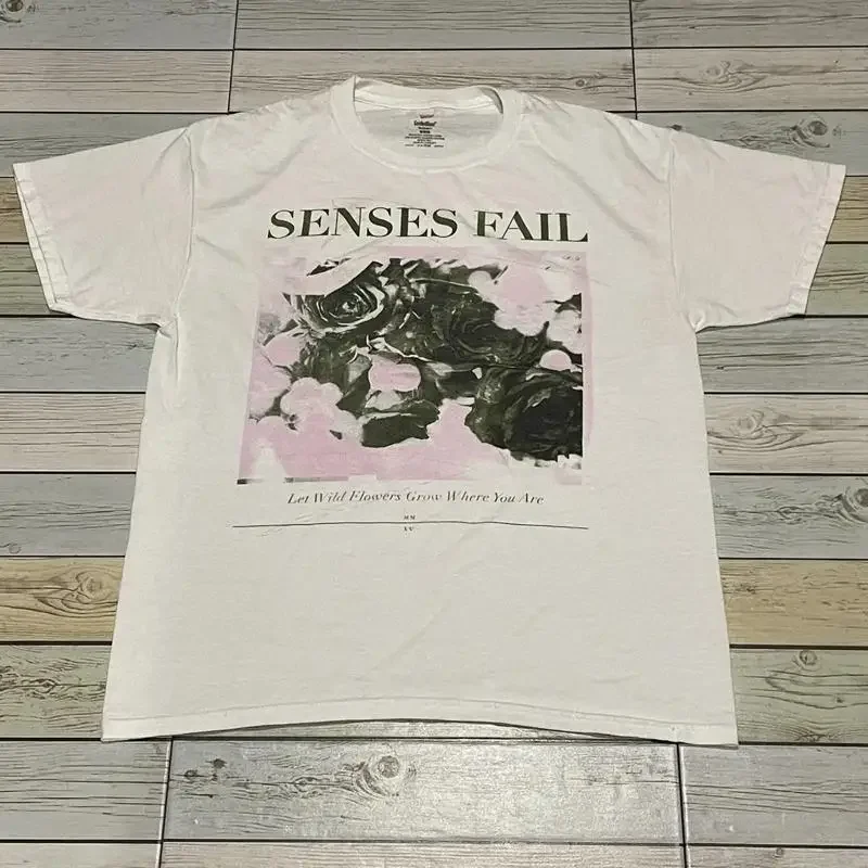 Vintage Senses Fail Emo Band Tour T Shirt Cotton Lt422