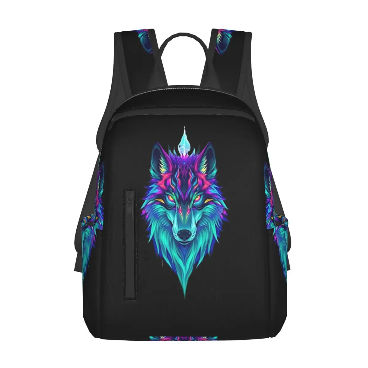 

Wild Wolf Backpack Daypack Boys Girls BookBag School Bag Shoulder Bags for Men Women