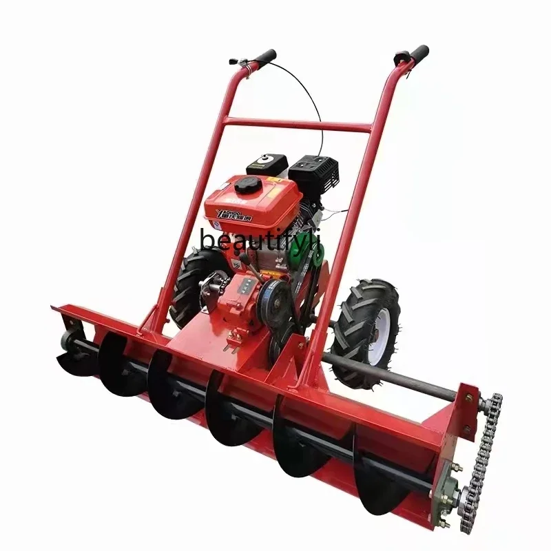 

Small Snow Sweeper Hand Push Wheel Snow Cleaner Blower Household Multi-Function Road Snow Remover