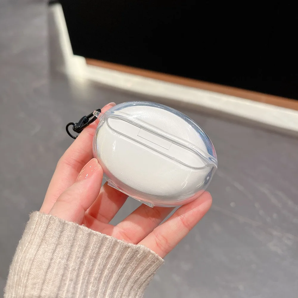 Custodia per auricolari coreana carina 3D con fiocco rosa per OnePlus Buds 4 Buds4 Custodia protettiva per auricolare Bluetooth senza fili con portachiavi