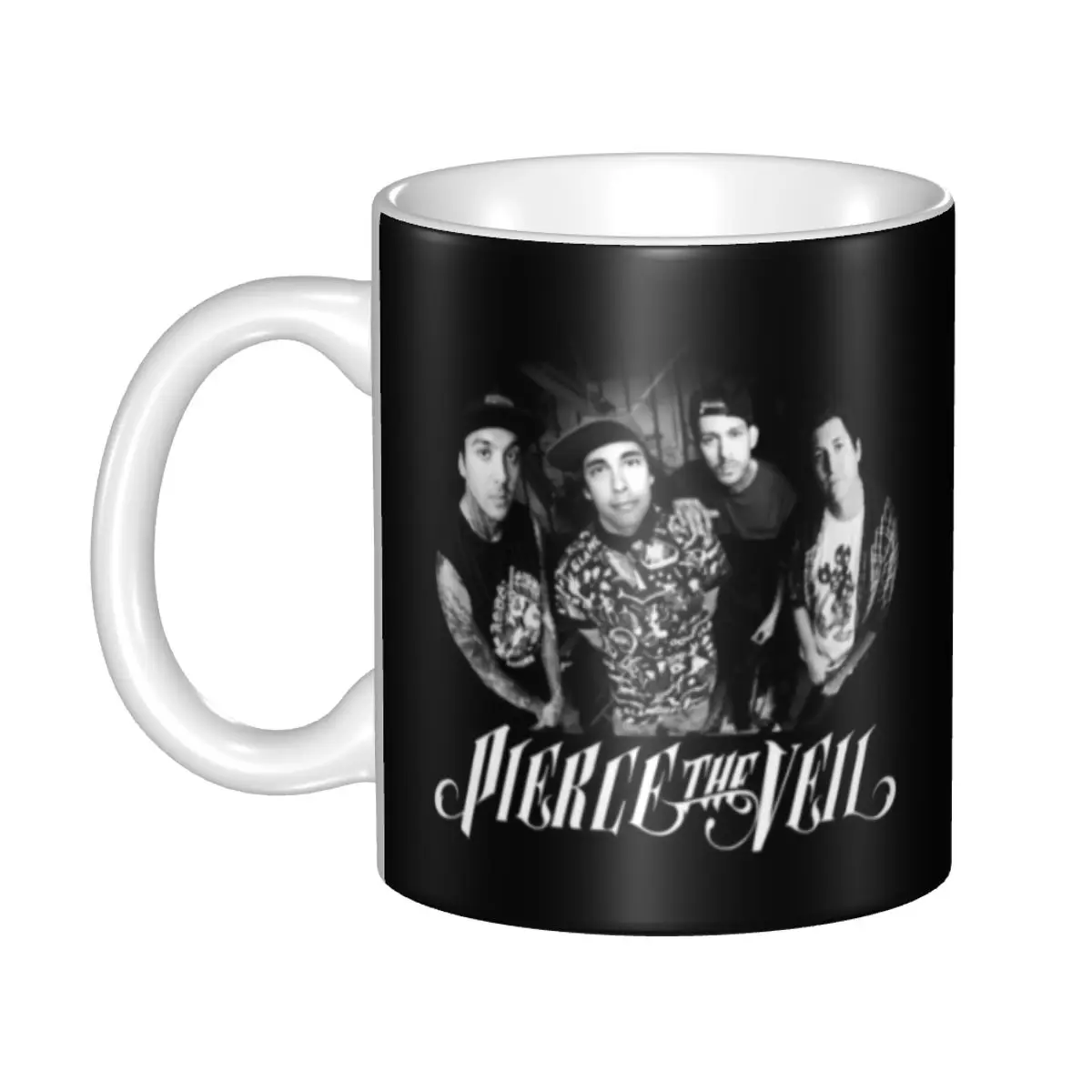 

Rock Band Pierce Veil Coffee Mug DIY Personalized Ceramic Mug Cup Creative Present