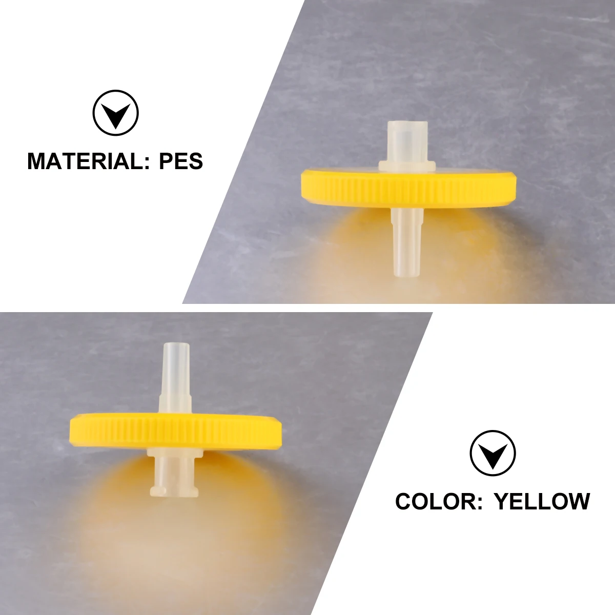 

10pcs Syringe Filter Strainer Disposable Individually Packed Sterile Pes Membrane Fine Particle Bacteria Removalfiltration