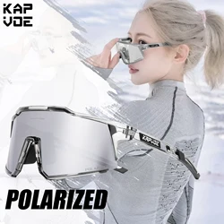 KAPVOE Outdoor Polarized Sunglasses Sports Climbing Cycling Glasses Man Road Bicycle Cycling Eyewear Woman UV400 Bike Goggles