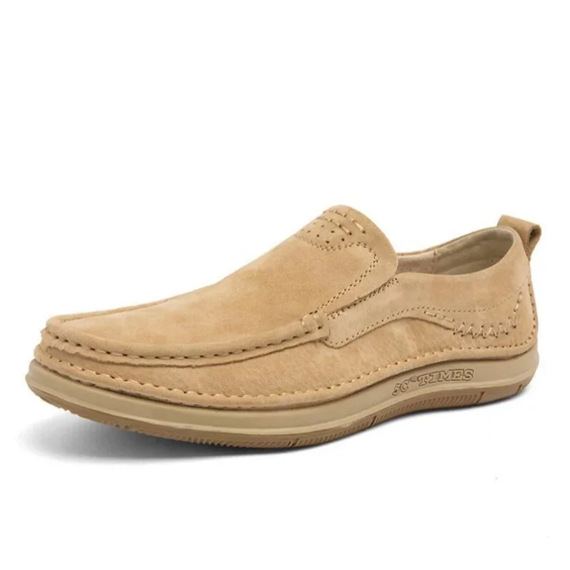 

2025 г., мужская повседневная обувь из натуральной кожи, деловые роскошные брендовые мужские лоферы, мокасины, дышащие туфли без шнуровки, мягкая обувь для вождения