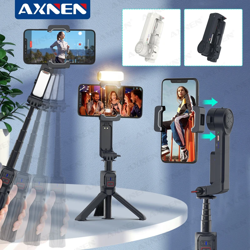 NEW A10 Selfie Stick Tripod Wireless Bluetooth Compatible Foldable Monopod with Telescopic Rod Fill Light Remote for Ios Android