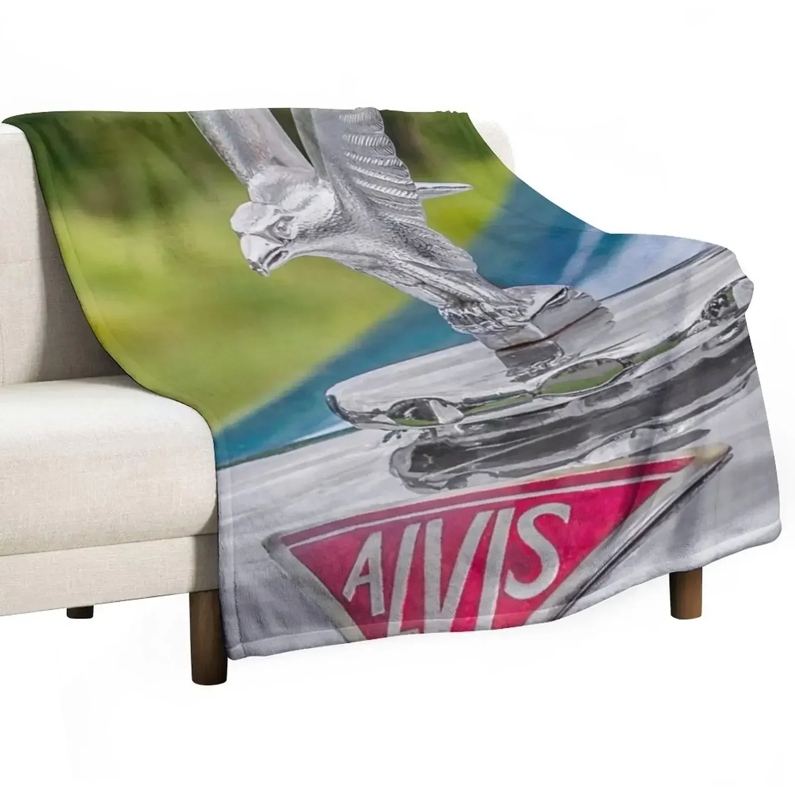 New Alvis Car Mascot Throw Blanket bed plaid warm for winter Blankets