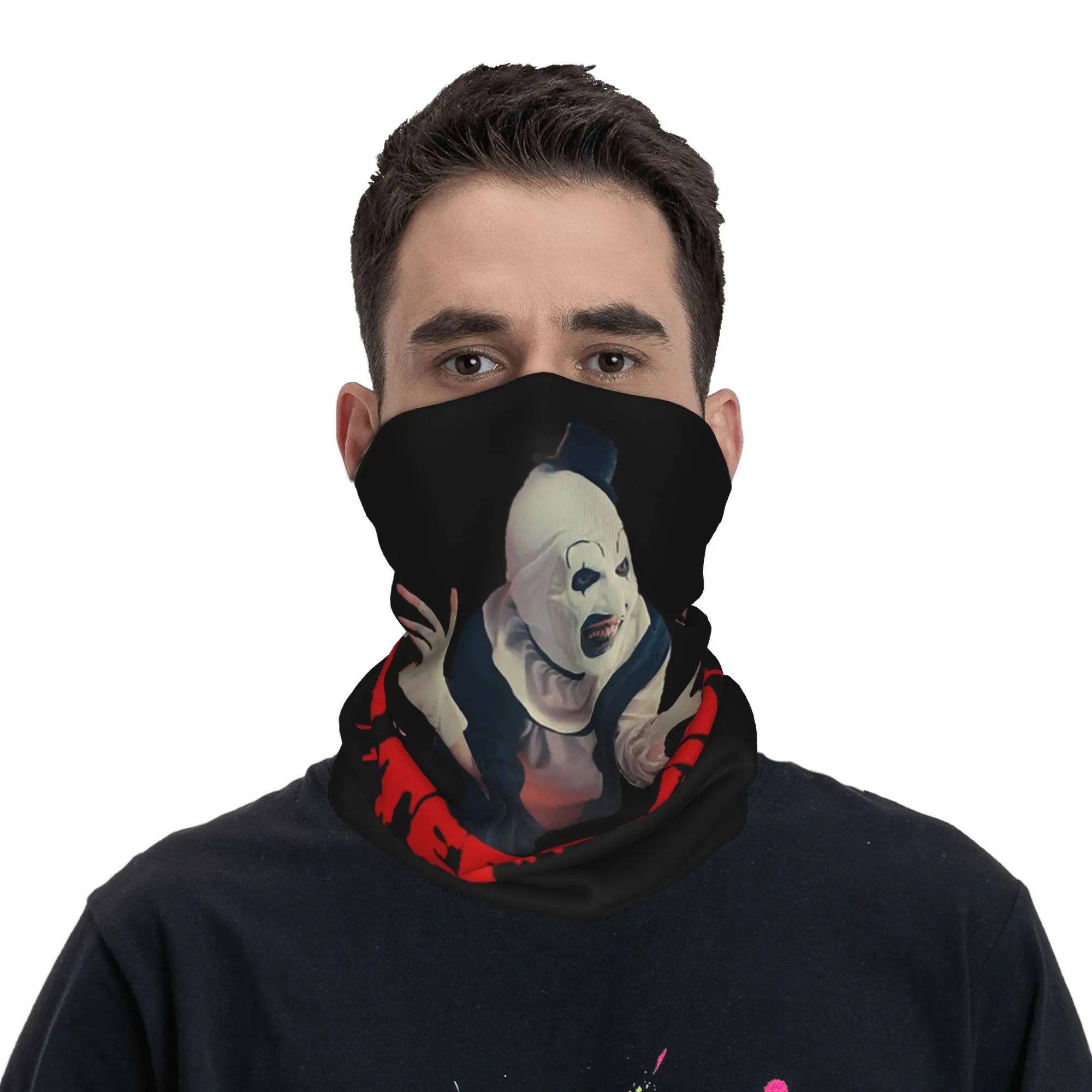 Хэллоуин фильм ужас клоун бандана шеи гетры с принтом маска шарф многофункциональная маска для лица езда унисекс для взрослых