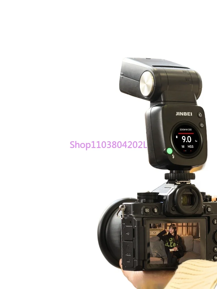 460max Top Flashlight TTL High-Speed Small Portable Studio Lighting Equipment SLR Camera External Hot Shoe Light Suitable for