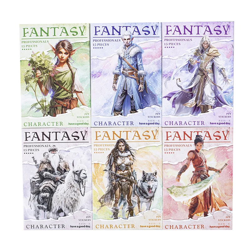 24-set-di-adesivi-di-cancelleria-kawaii-fantasy-professionals-fai-da-te-scrapbooking-album-diario-spazzatura-diario-felice