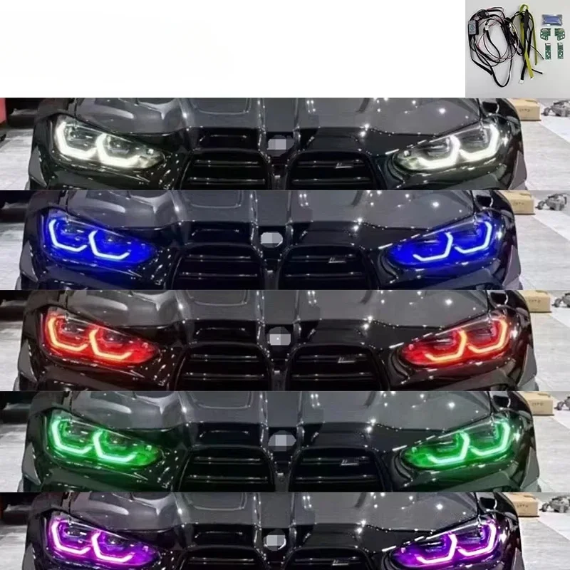 

Светодиодный модуль RGB для BMW F40 F30 F10 F22 F80 G20 G30 G08 F15 X5 X6 G20 M3 M5 Модуль фар желтый красный зеленый синий янтарь