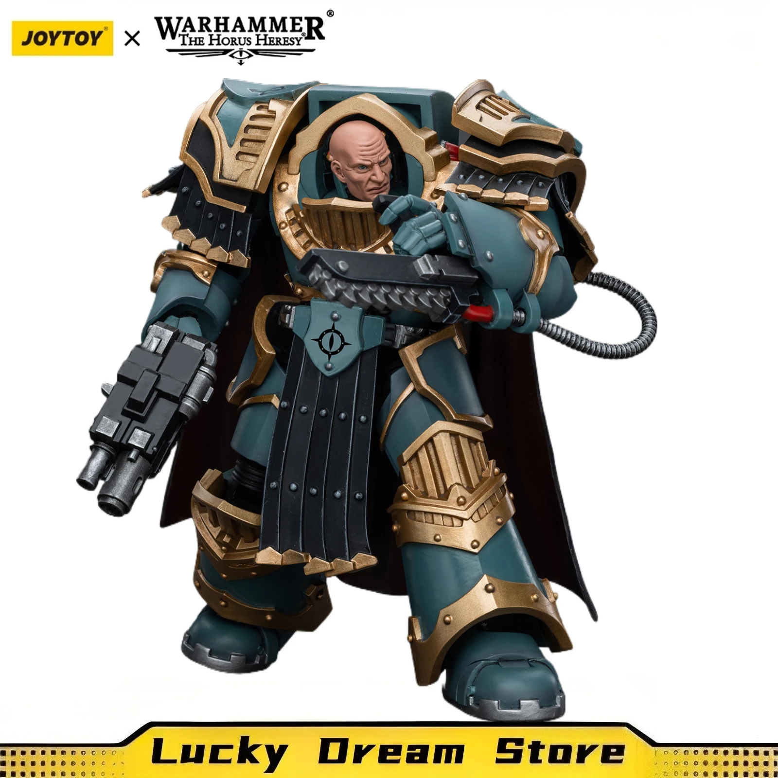

【JOYTOY】Warhammer 40K The Horus Heresy Sons of HorusLegion Praetor в катафоктии Модель доспехов Терминатора