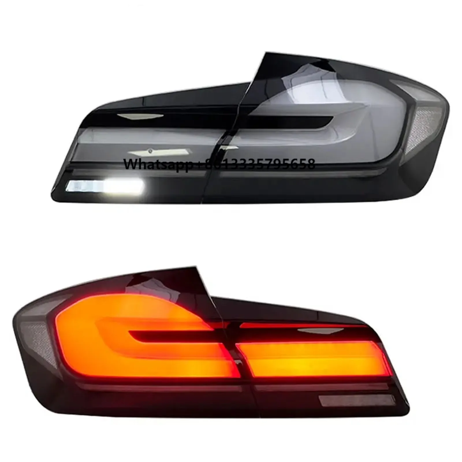 

Pair LED Taillight Assembly Upgrade for 5 Series F10 F18 2011-2017 Rear Lamp Tail Lights Car Turn Signal Lights