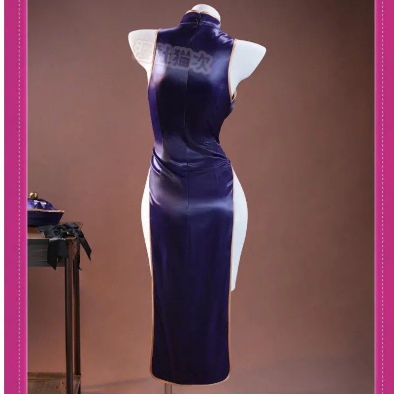 أزياء أرنب هول ميكو التأثيرية أزياء تشيباو لحفلات الهالوين مع شعر مستعار