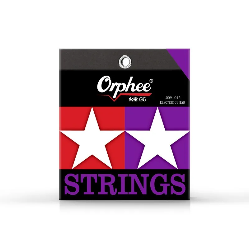 أوتار Orphee، سلسلة Musket، أوتار جيتار كهربائية مطلية جديدة مكونة من 6 أوتار #5