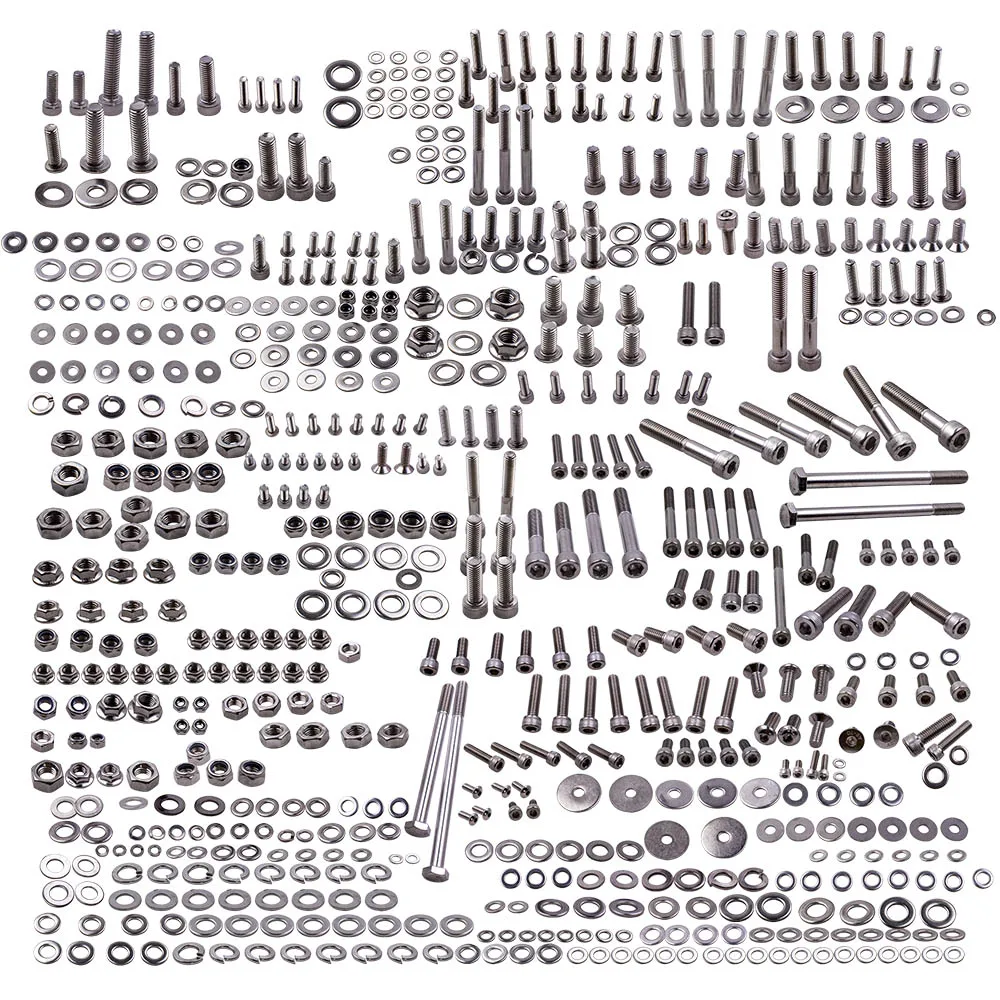 1-Set Engine Bolt Studs Screws Kit Accessories Fit YAMAHA YFZ350 BANSHEE ATV