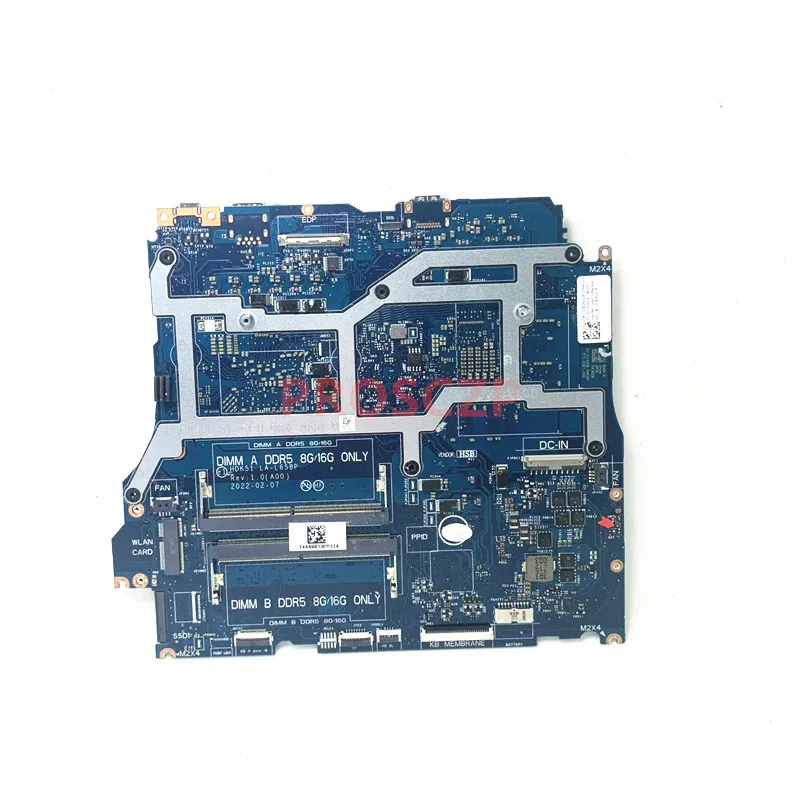 CN-043GG8 043GG8 43GG8 For DELL G15 5525 Laptop Motherboard LA-L658P With Ryzen 7 6800H CPU GN20-P1-A1 RTX3050TI 100%Tested Good