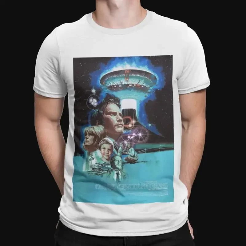 Close Encounters T-Shirt 70s 80s Film Aliens Space Ship Movie Gift Tee Retro