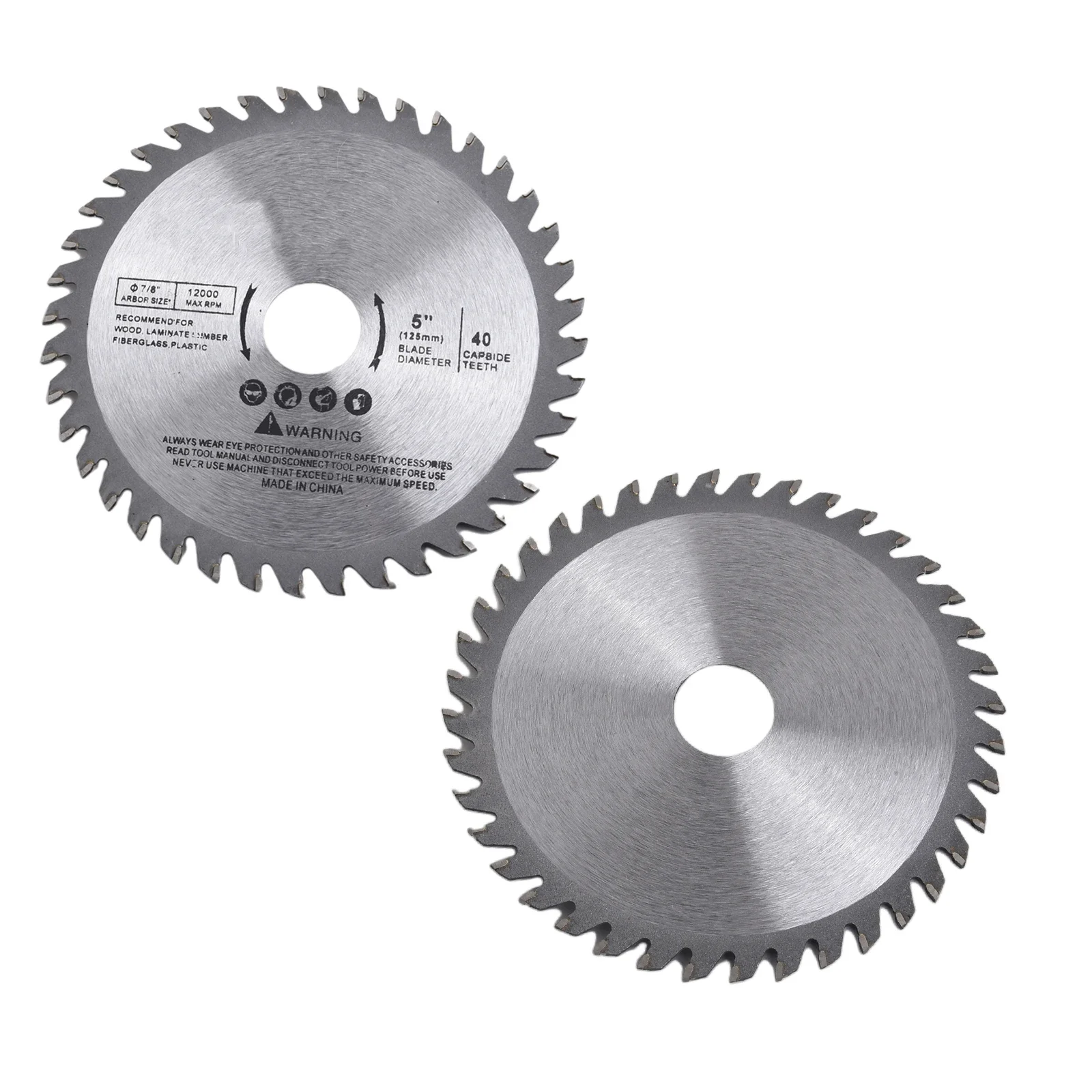 New 5inch 125mm Cutting Disc Mini Circular Saw Blade For Wood Plastic Metal Rotating Cutting Tools 40 Teeth 2023